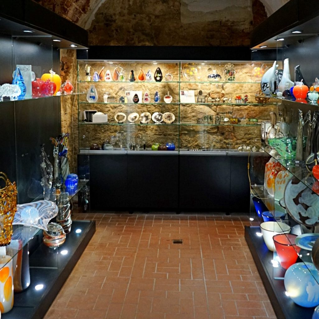 The store at the Lviv museum of glass