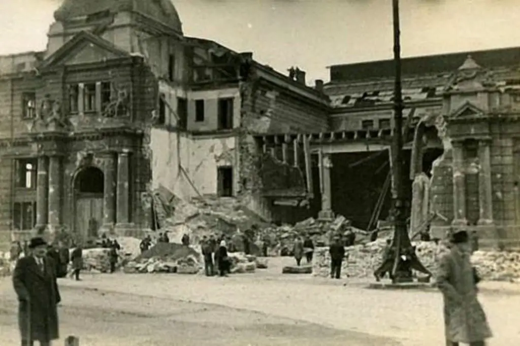 Lviv after a bombing