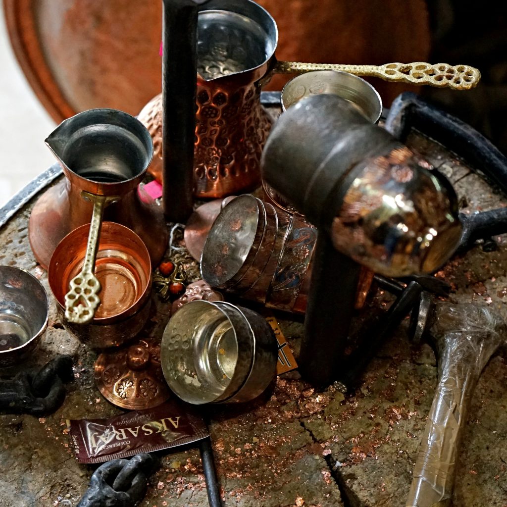 The copper souvenirs workshop in Sarajevo