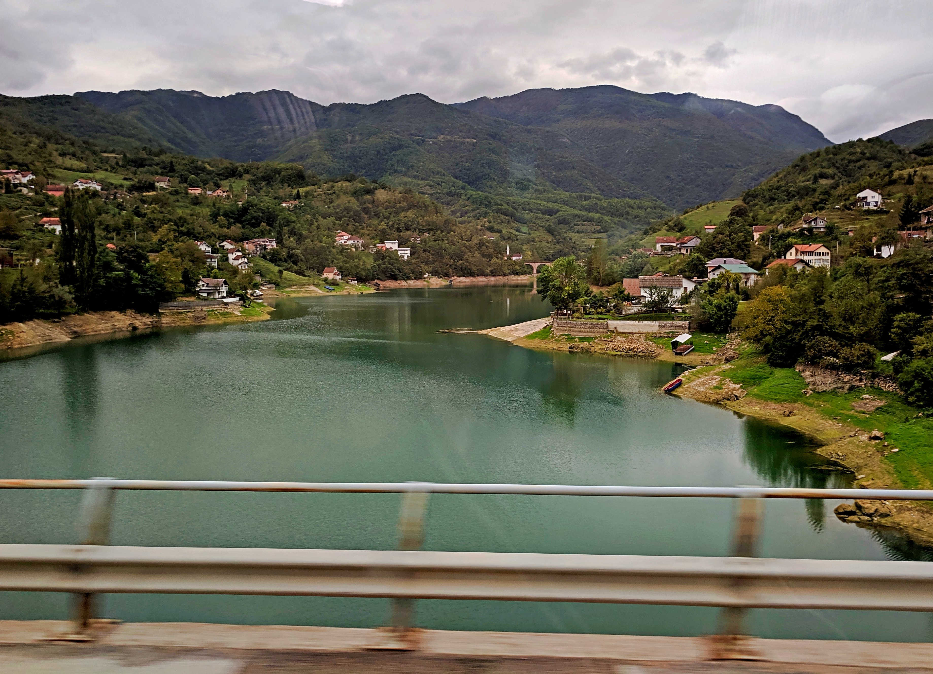 The amazing view on Neretva river from the bus to Mostar