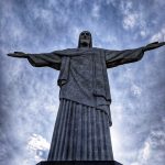visiting Christ the redeemer from Copacabana
