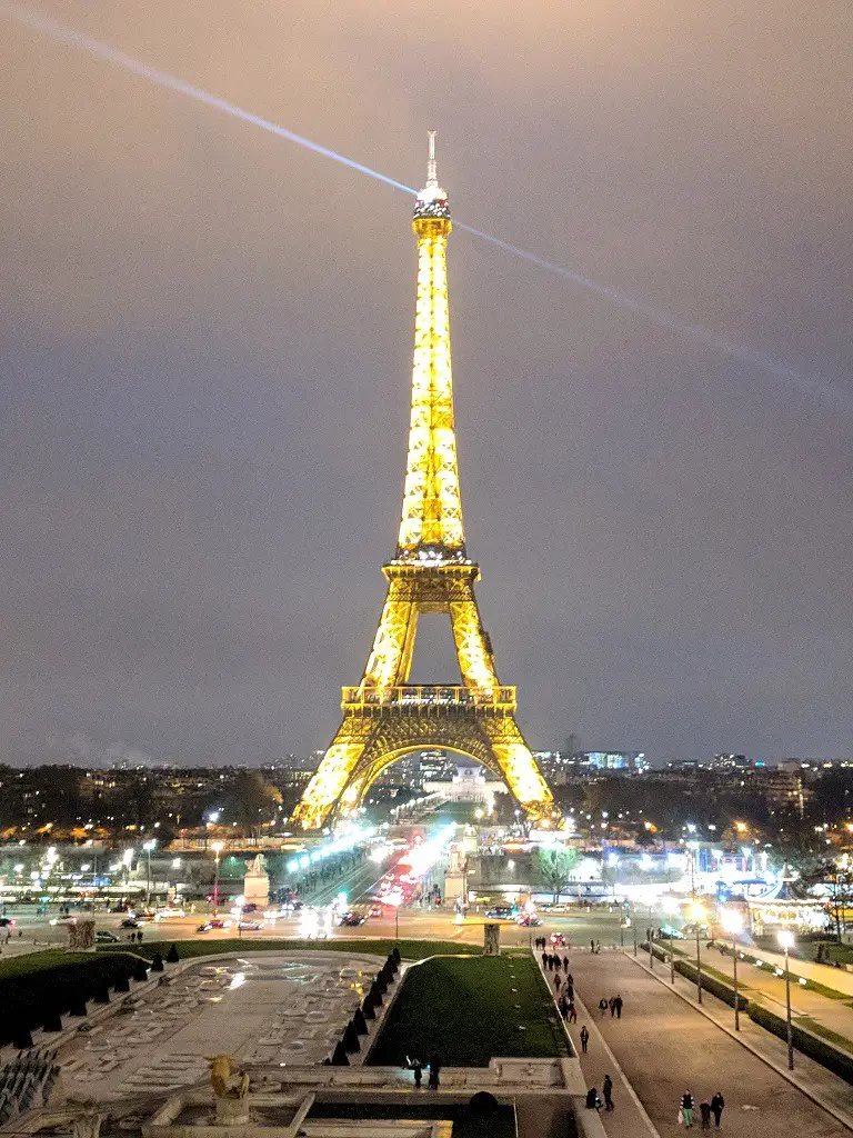 Visit The Eiffel Tower after the sunset
