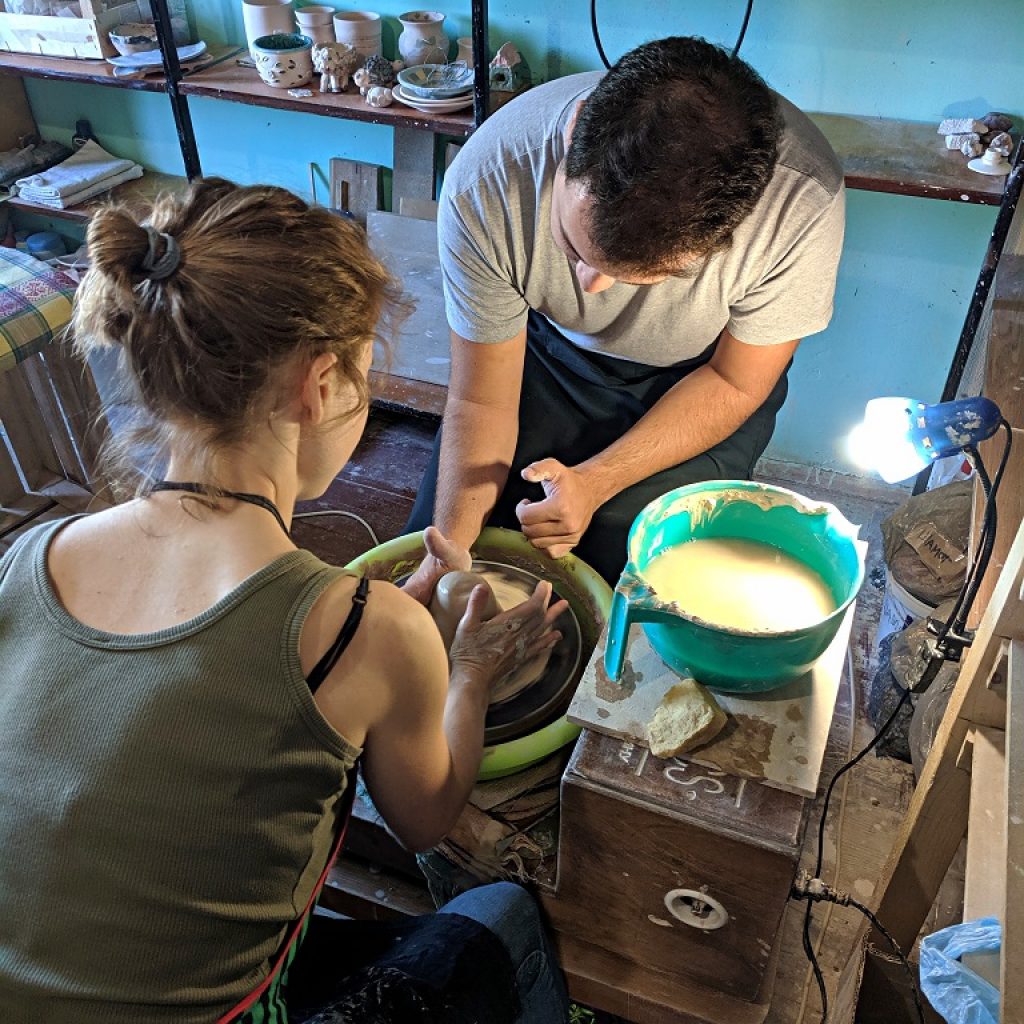 Pottery class in Lviv