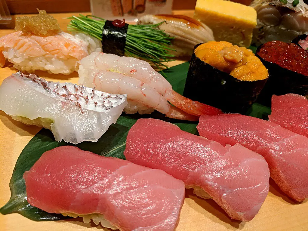 Sushi in Japan from sushizanmai