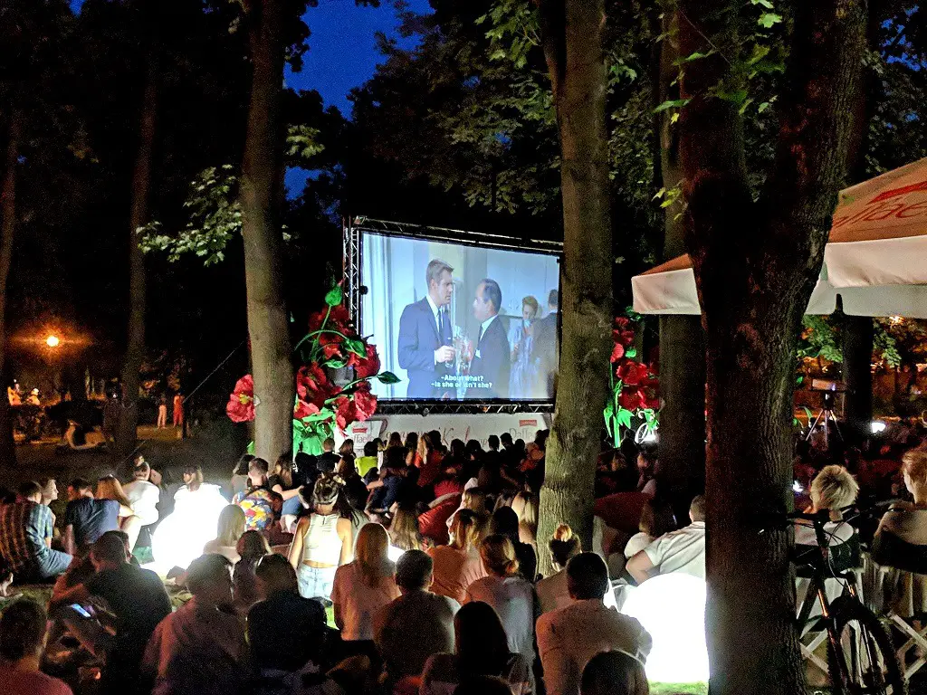 taras shevchenko park kyiv outdoor movie night