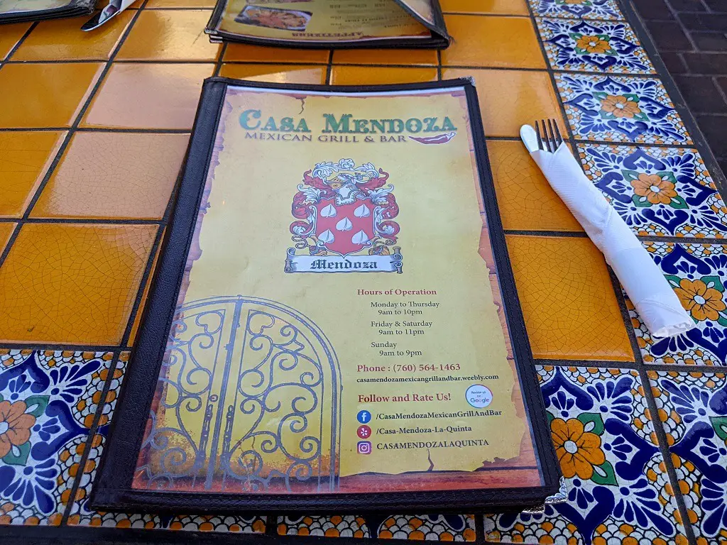 Where To Eat Around Palm Springs, California : Casa Mendoza