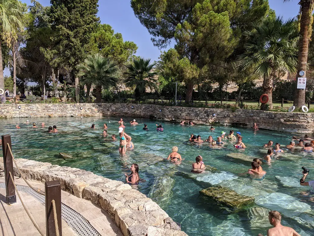 Cleopatra pool, Pamukkale, Turkey