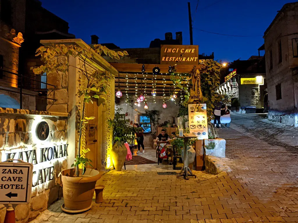 Where to eat in Goreme: Inci Cave Restaurant