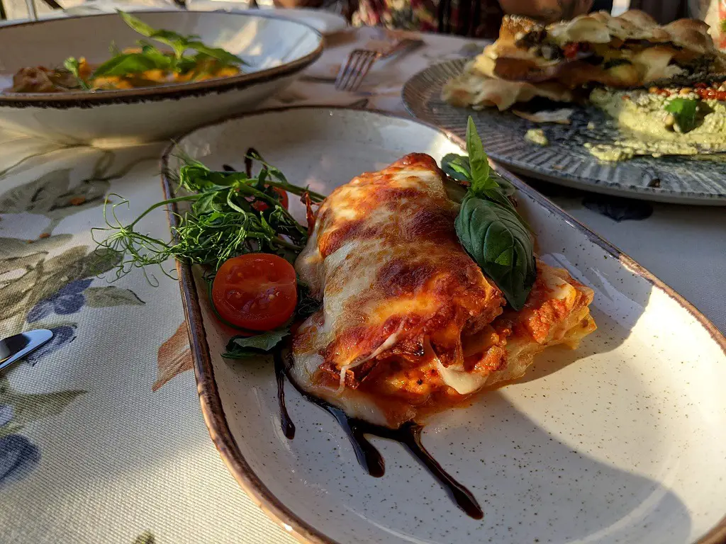Valentino Lviv: Lasagna with Bolognese