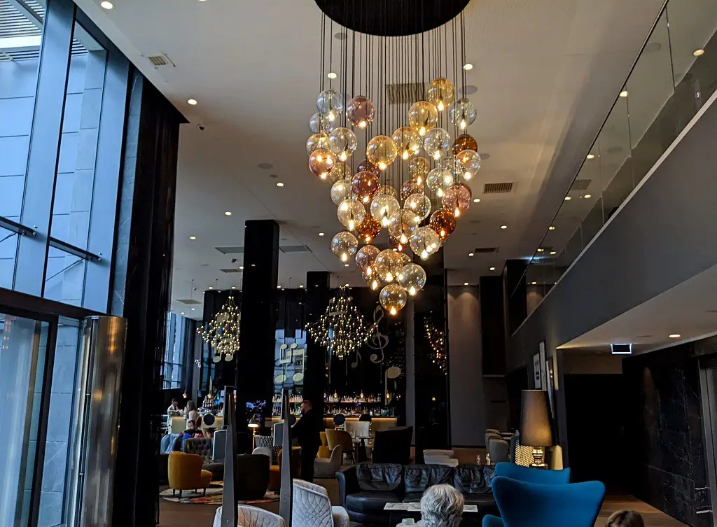 Hotel Review: Motel One in Warsaw, Poland: the lobby