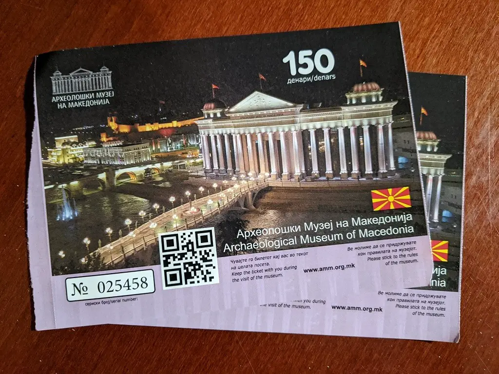 tickets to the museum
