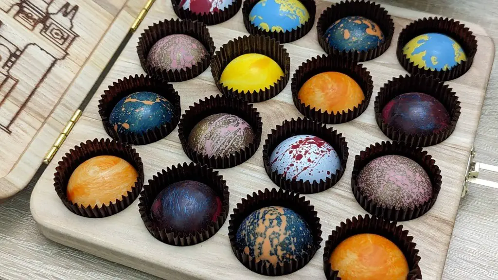 A Set Of Fancy Filled Chocolates