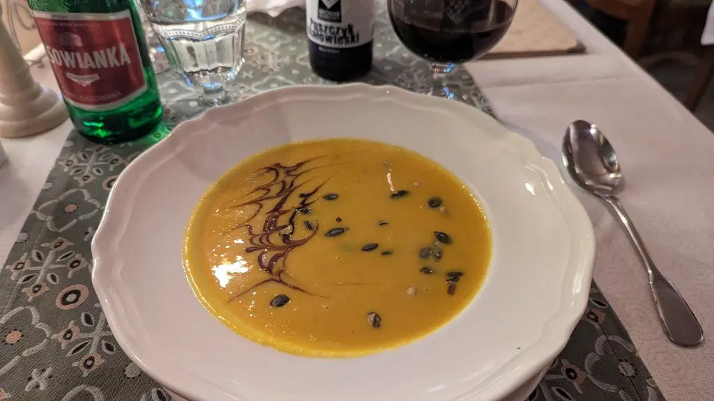 where to eat in Bialowieza: Stoczek 1929: pumpkin soup