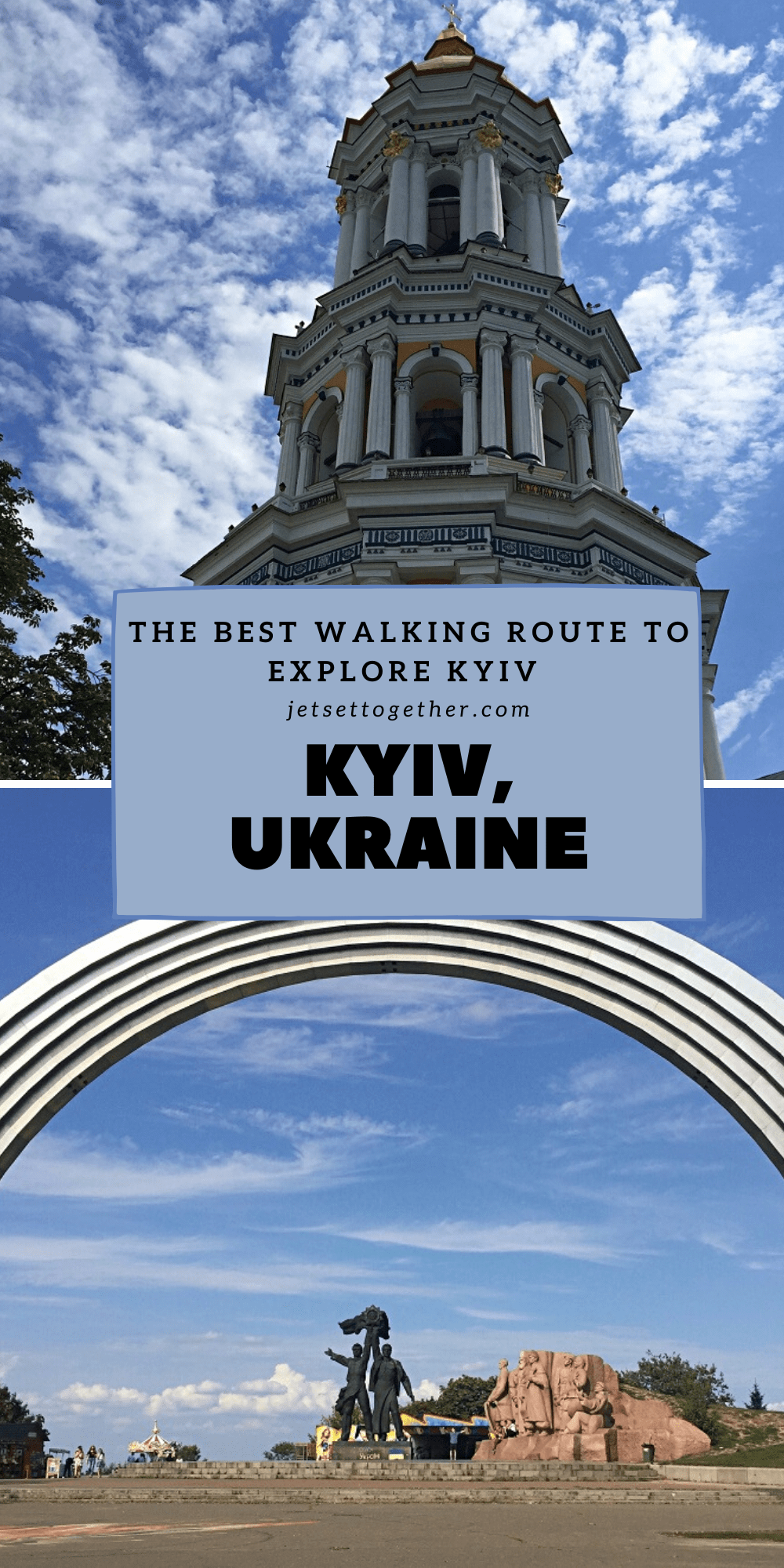 best self guided walking tour of kyiv pinterest pin