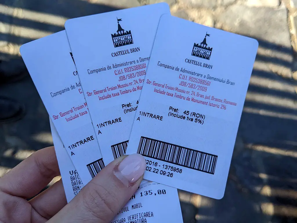 Tickets to the castle