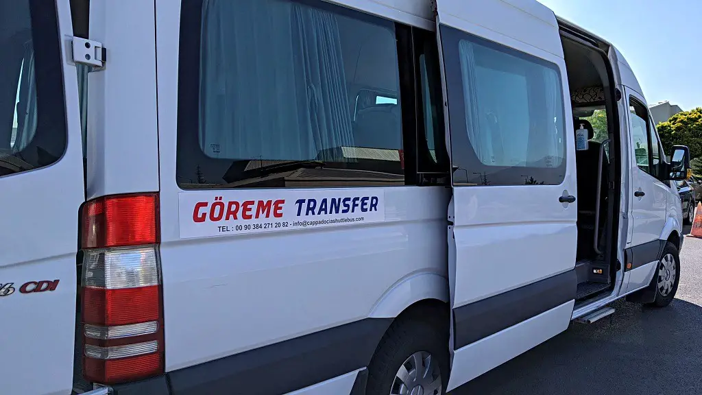 transfer shuttle from the airport to Goreme